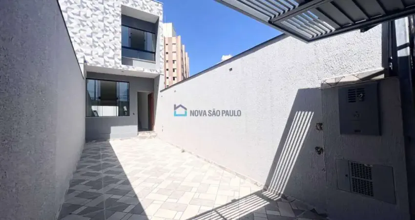 Sobrado novo,3dts,suíte,quintal,2 vagas ! bosque saúde/ 1.500m do metrô pça arvore/shop plaza sul