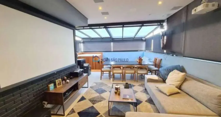 Cobertura Duplex 122m²  02 dormitórios 01 suíte 02 vagas - Vila Paulista - Jabaquara - São Paulo/SP