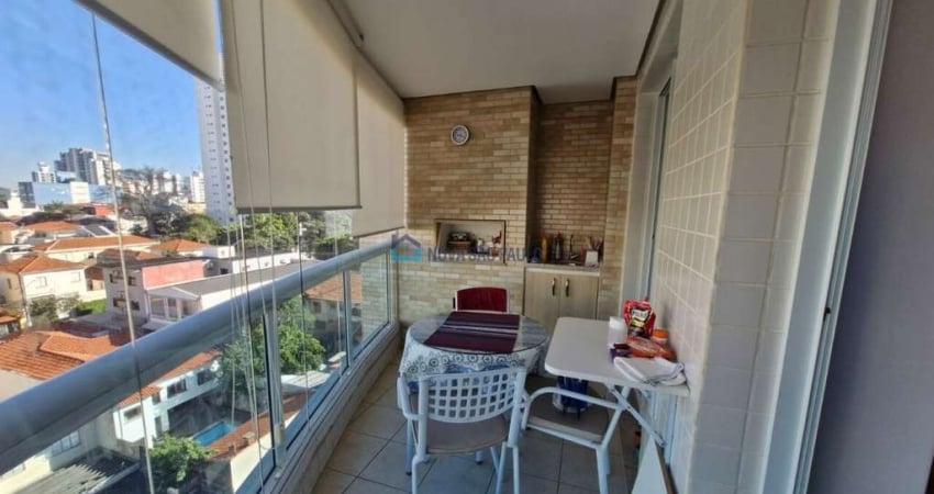 Apartamento Vila  Mariana com sacada  goumert  3 dormitorio 1 suites