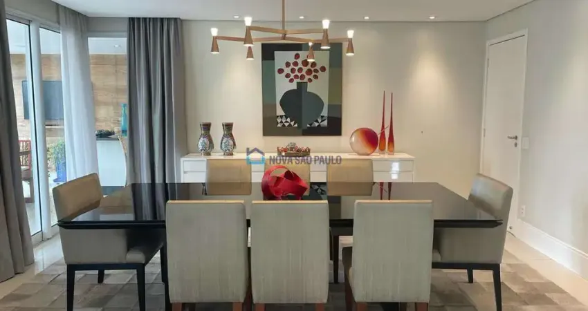 Apartamento Campo Belo com 380m² - 4 Suítes, 5 vagas