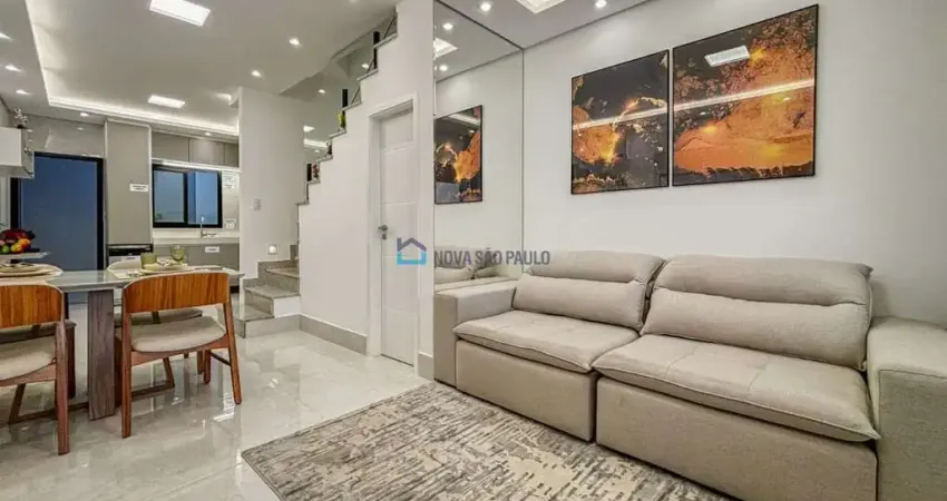 Sobrado mobiliado tríplex 3 suítes, 2 vagas, terraço gourmet prox. metrô vila mariana