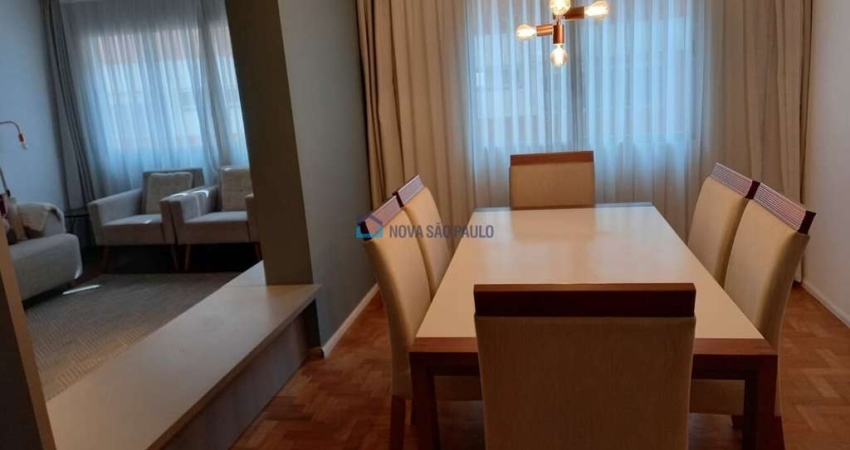 Apartamento nos jardins, 2 quartos, 1 suíte, 100 m2.