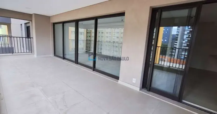 Apartamento novo no paraíso com terraço gourmet a 550m do metrô e perto col bandeirantes!