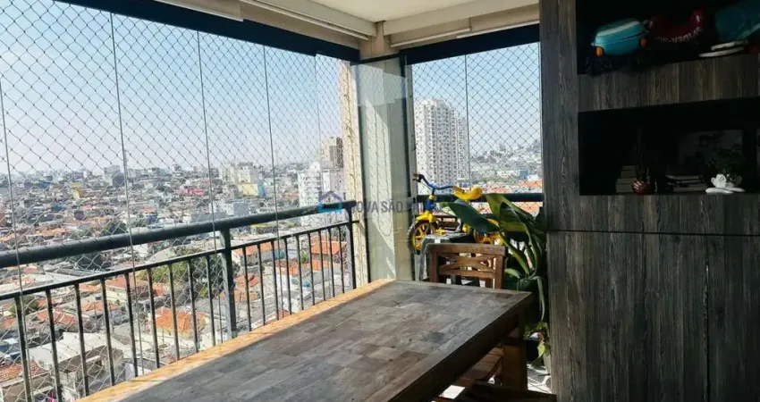 Apartamento 1.900 m do metrô Sacomã! Charmoso terraço Gourmet Enorme Envidraçado com churrasqueira