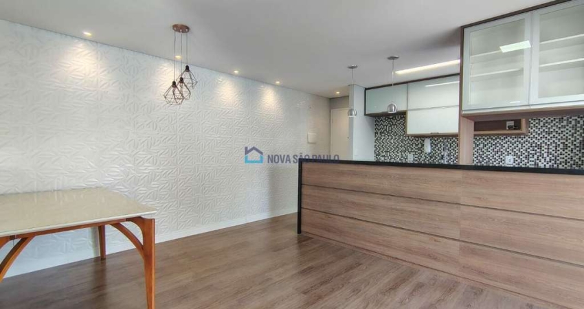 Apartamento com 2 quartos sala ampliada, 1 suíte e 1 vaga
