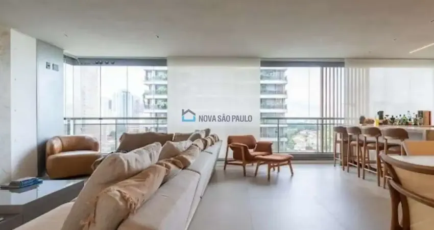 Apartamento no jardim das acácias, com 167m², 03 dormitórios sendo 02 suites e 03 vagas de garagem.