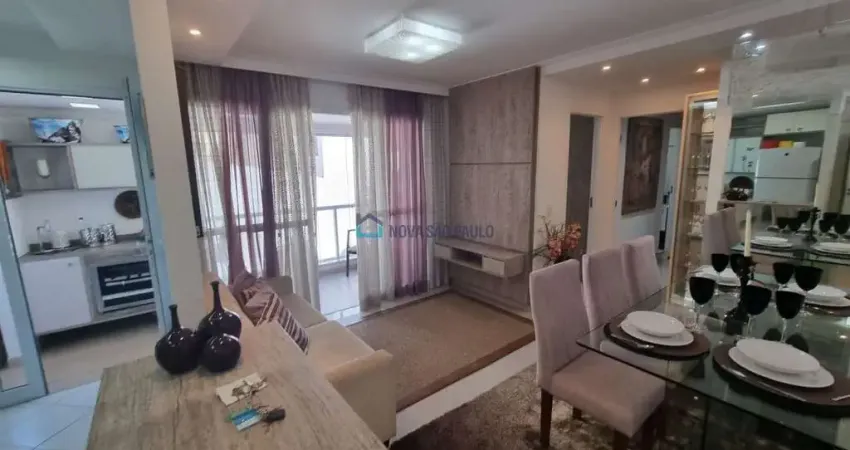 Apartamento 2 dormitórios, suíte, 2 Varandas,1 vaga, lazer! 500M ao Metrô Sacomã