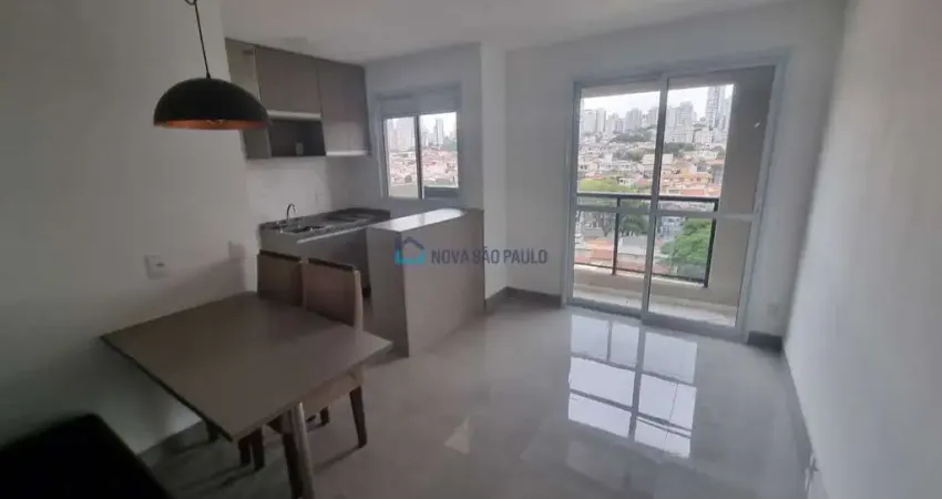 Studio 40,13m²  entrar e morar, Planejado, 1Dormitório, Varanda,1vaga, lazer! 270m ao Pq Aclimação