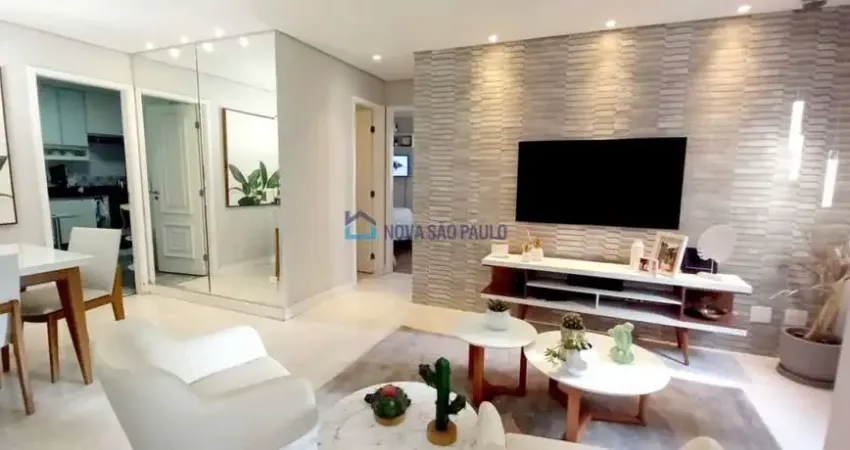 Venda. moema pássaros. apartamento mobiliado com 92m². 2 quartos, 1 suíte. 2 vagas