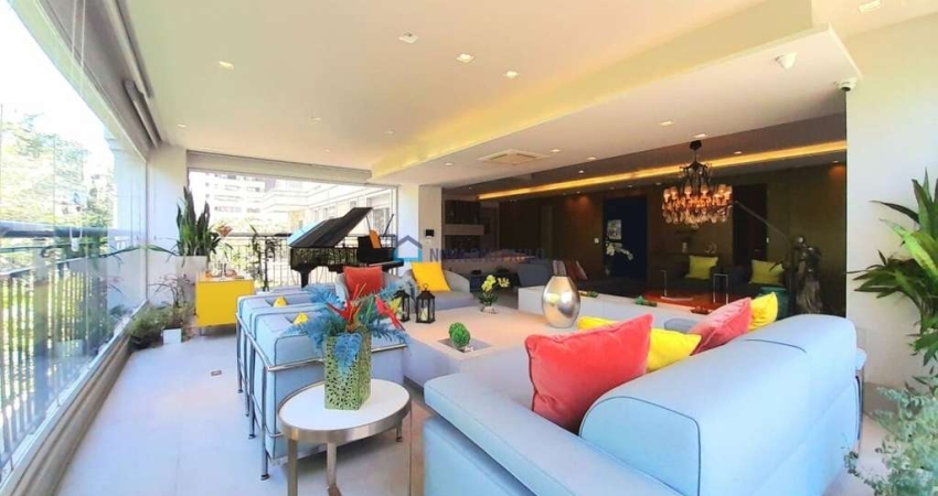 Apartamento 306m² 03 suítes 05 vagas - Moema Índios