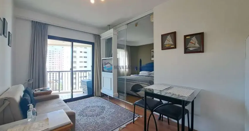 Flat com 1 quarto à venda na Avenida Jandira, --, Indianópolis, São Paulo