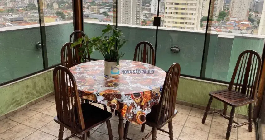 Cobertura 190m², Vila Gumercindo,  800 metros do metro Alto do Ipiranga