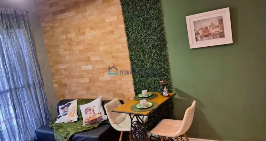 Apartamento mobiliado à venda Metrô São Judas 29m² Novo, Varanda