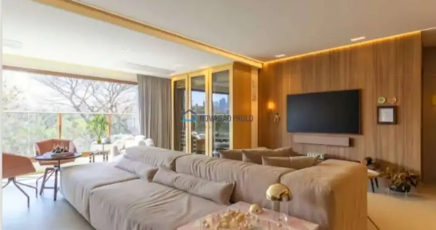 Apartamento 142m² 02 suítes 03 vagas - mobiliado - brooklin novo