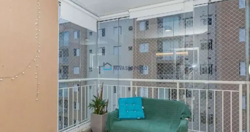 Apartamento 2 dormitórios, suite 1 vaga. 69m2, Bosque da Saude.