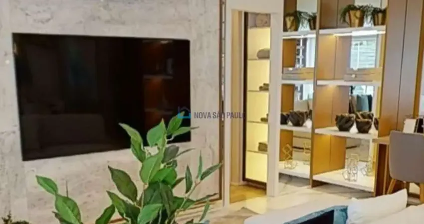 Apto 2 dormitórios, 4 wc's, ampla varanda, hall social privativo, 2 vagas - alto do ipiranga