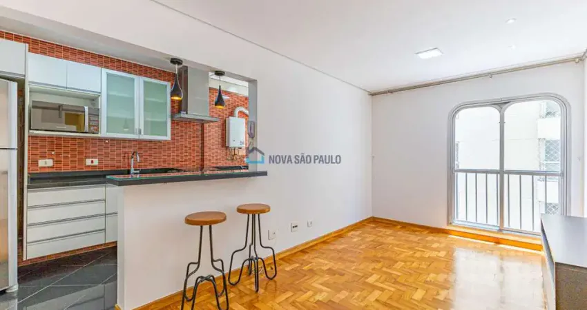 Apartamento semi mobiliado à venda no bairro paraiso, 1 quarto, 43 m², 1 vaga