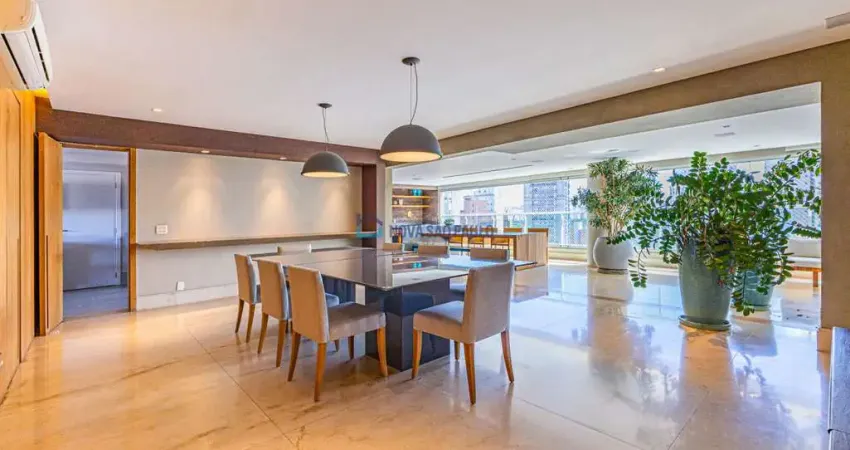 Apartamento de alto padrão à venda em moema  335m² | 4 suítes | 4 vagas