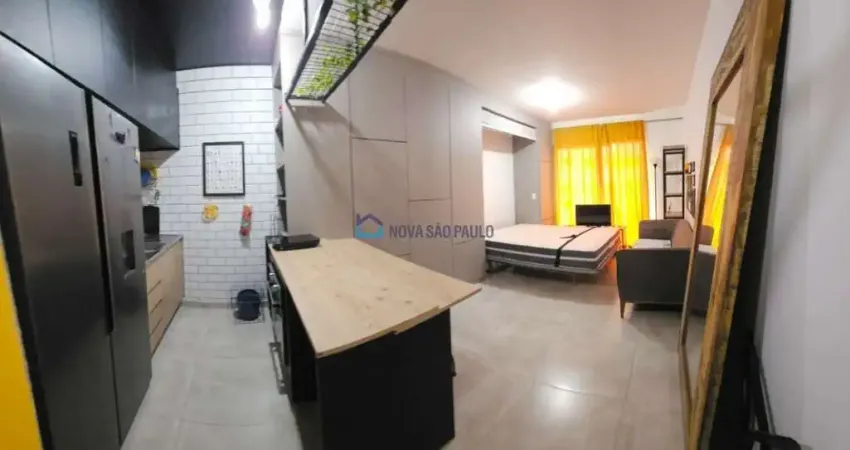 Studio de 47m² com deck privativo à venda no bairro de mirandópolis - são paulo.