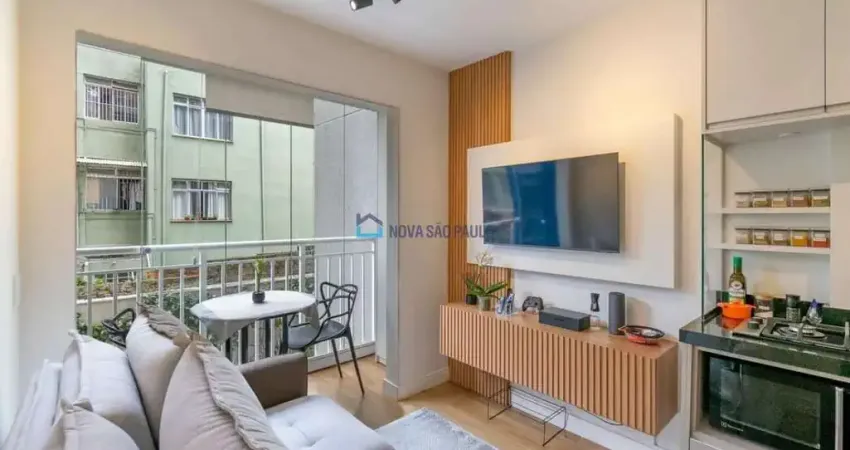 Apartamento de 1 dormitório ao lado do metrô conceição e ceic itau.