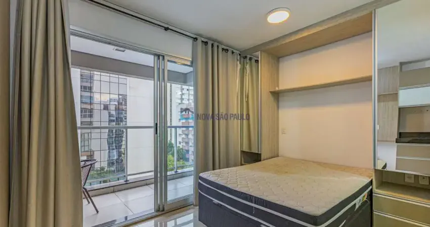 Venda studio na vila olímpia 01 quarto - 01 banheiro - varanda - 01 vaga de garagem