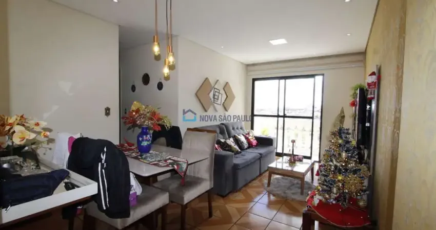 Apartamento de 64m² com 2 dormitórios e 1 vaga livre no jabaquara.