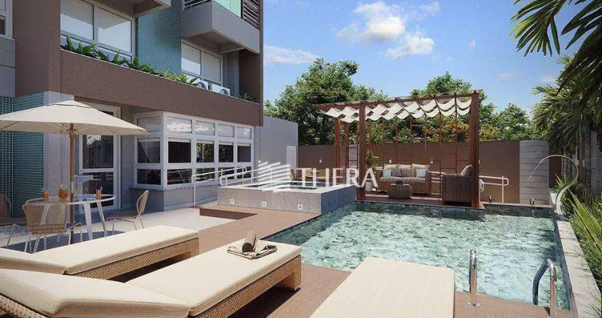 Apartamento com 1 dormitório à venda, 29 m² por R$ 425.000,00 - Jardim - Santo André/SP