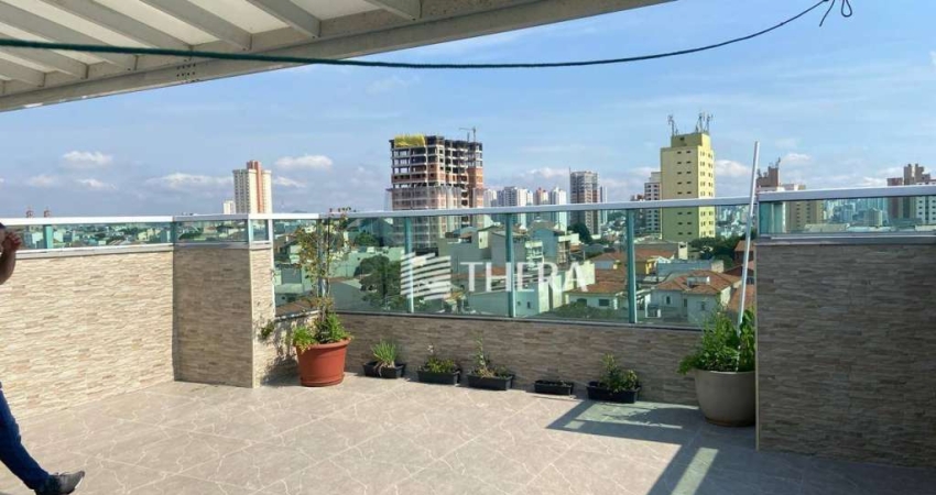 Cobertura com 3 dormitórios à venda, 160 m² por R$ 950.000,00 - Parque das Nações - Santo André/SP