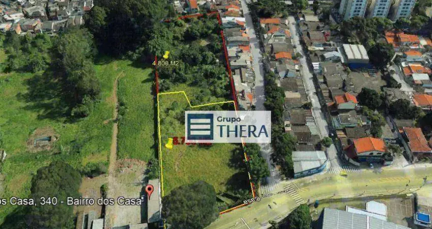 Terreno, 10266 m² - venda por R$ 14.000.000,00 ou aluguel por R$ 82.402,93/mês - Dos Casa - São Bernardo do Campo/SP