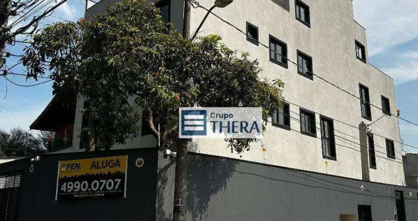 Cobertura com 2 dormitórios para alugar, 80 m² por r$ 2.413,17/mês - vila homero thon - santo andré/sp