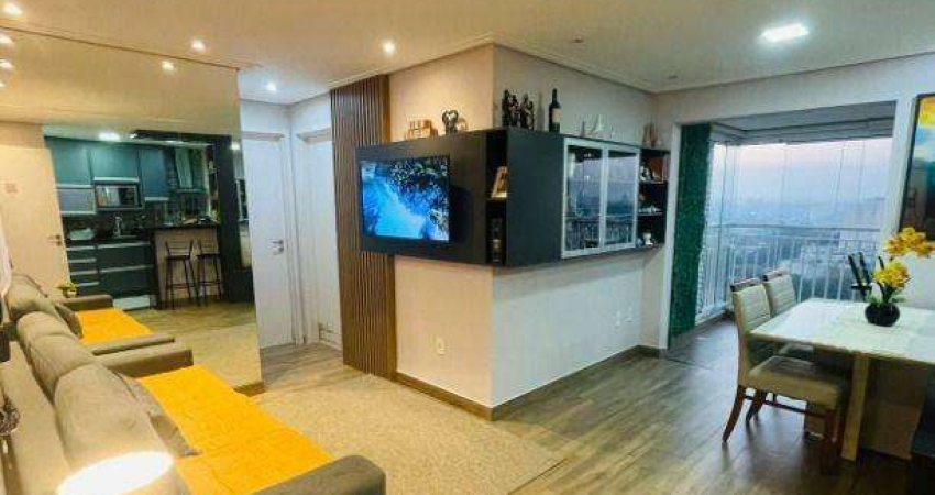 Apartamento à venda, 70 m² por R$ 670.000,00 - Vila Valparaíso - Santo André/SP