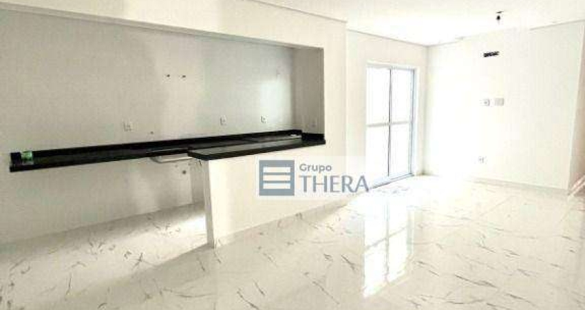 Apartamento com 3 dormitórios à venda, 85 m² por R$ 600.000,00 - Campestre - Santo André/SP