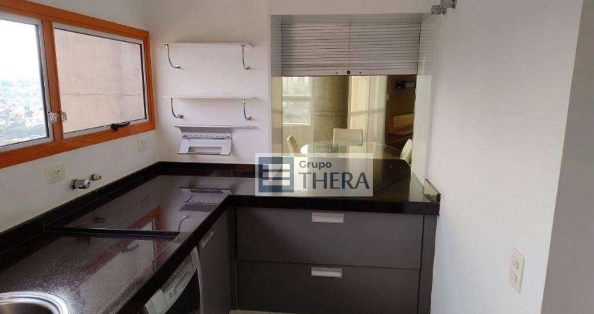 Apartamento com 3 dormitórios para alugar, 205 m² por R$ 12.568,00/mês - Jardim - Santo André/SP