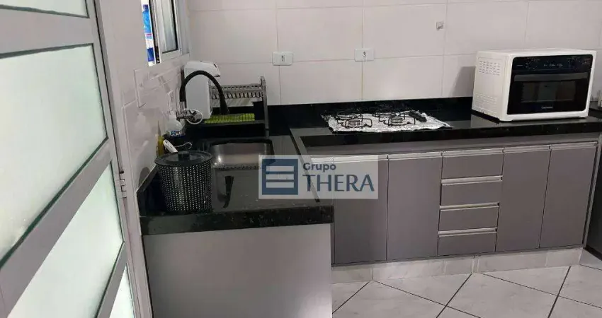 Apartamento com 1 dormitório para alugar, 68 m² por R$ 2.325,00 - Santa Maria - Santo André/SP