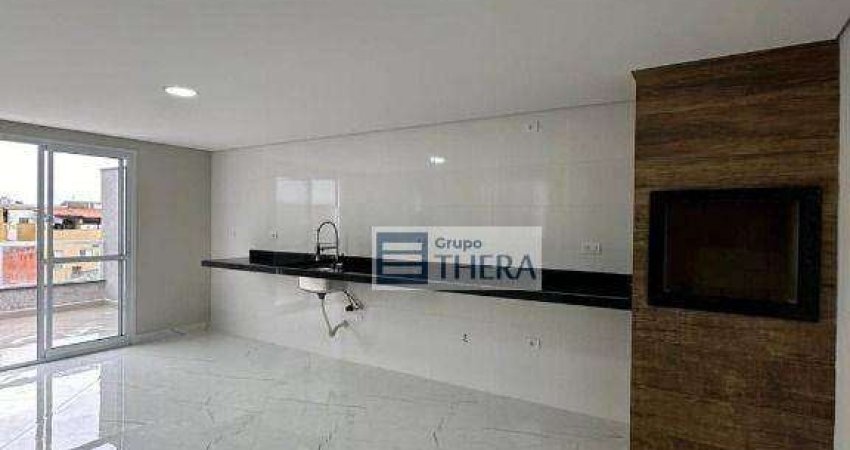 Cobertura com 2 dormitórios à venda, 124 m² por R$ 600.000,00 - Vila Linda - Santo André/SP