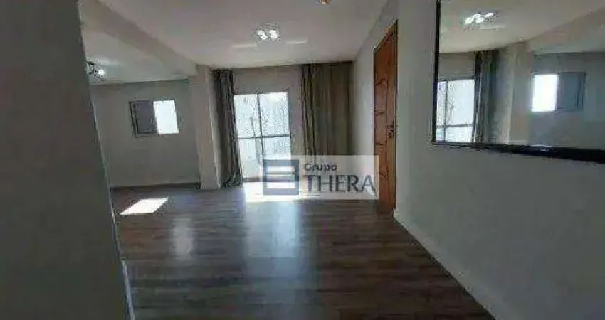 Apartamento com 1 dormitório para alugar, 86 m² por R$ 3.551,00/mês - Vila Gilda - Santo André/SP