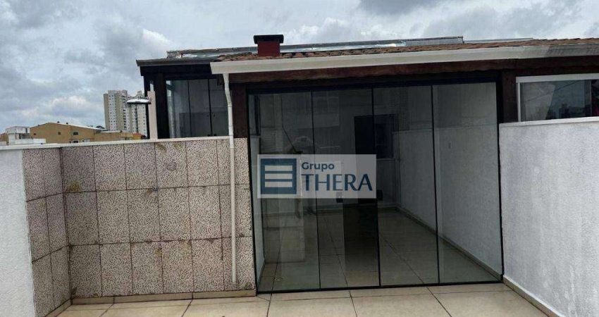 Cobertura com 2 dormitórios à venda, 104 m² por R$ 550.000 - Campestre - Santo André/SP
