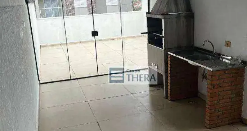 Cobertura com 2 dormitórios à venda, 104 m² por r$ 550.000,00 - campestre - santo andré/sp