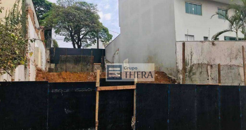 Terreno à venda, 249 m² por R$ 777.000,00 - Vila Guiomar - Santo André/SP