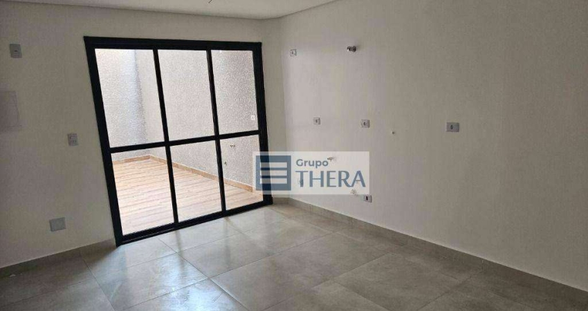 Cobertura com 2 dormitórios à venda, 92 m² por R$ 590.000,00 - Vila Bastos - Santo André/SP