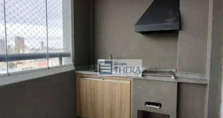 Apartamento com 2 dormitórios para alugar, 80 m² por R$ 4.050,26/mês - Campestre - Santo André/SP
