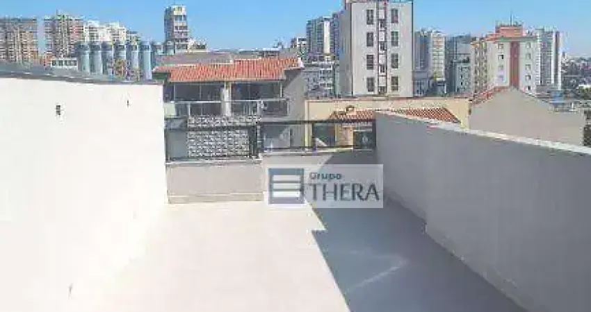 Cobertura com 2 dormitórios para alugar, 93 m² por R$ 2.800,00/mês - Vila São Pedro - Santo André/SP