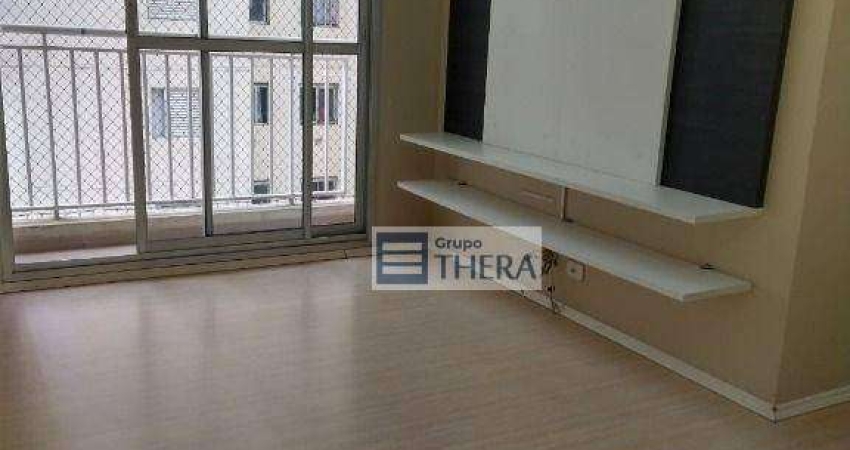 Apartamento com 2 dormitórios para alugar, 50 m² por R$ 2.894,61/mês - Vila Homero Thon - Santo André/SP