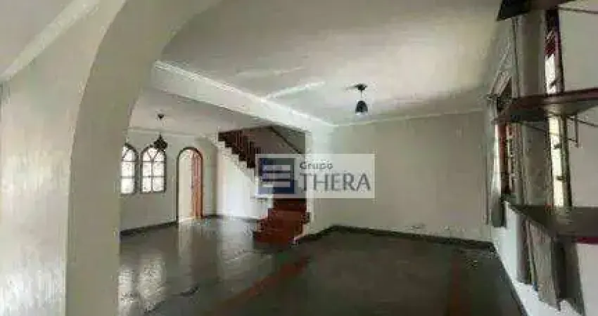 Sobrado para alugar, 265 m² por r$ 6.205,54/mês - campestre - santo andré/sp
