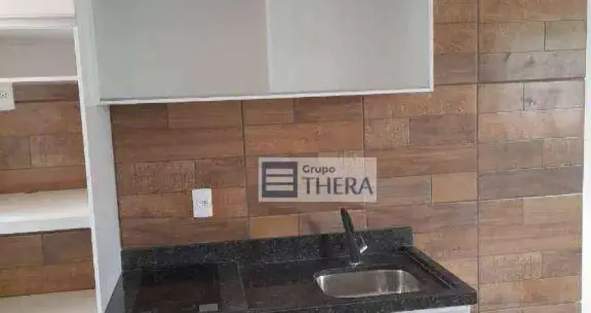 Studio com 1 dormitório para alugar, 25 m² por r$ 1.450,01/mês - vila assunção - santo andré/sp