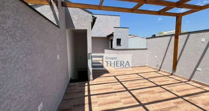 Cobertura com 2 dormitórios à venda, 96 m² por r$ 550.000,00 - vila floresta - santo andré/sp