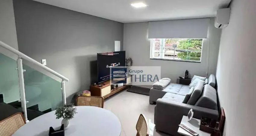 Sobrado com 2 dormitórios à venda, 135 m² por r$ 735.000 - campestre - santo andré/sp