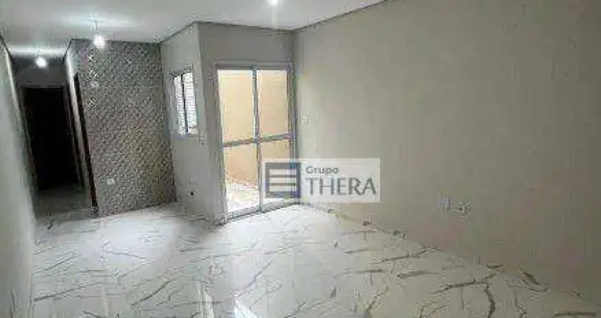 Apartamento com 2 dormitórios para alugar, 52 m² por r$ 2.630,00/mês - jardim guarará - santo andré/sp