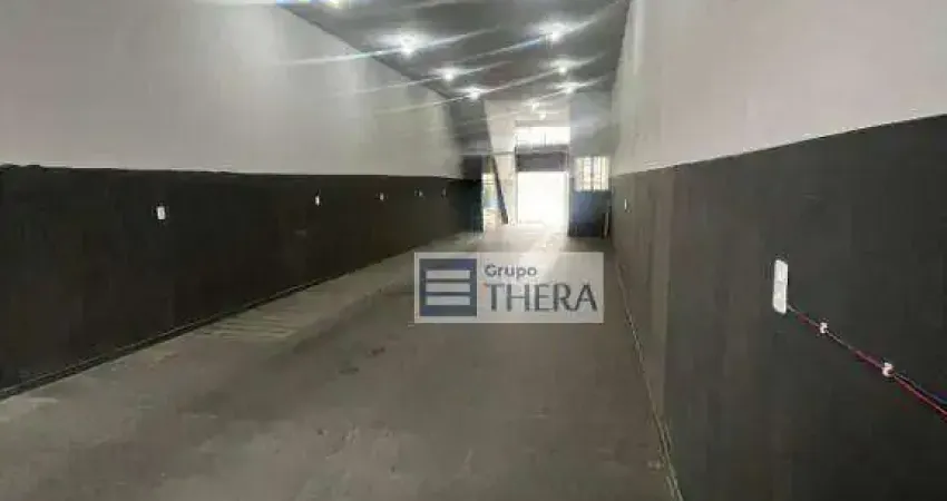 Salão para alugar, 80 m² por r$ 2.030,00/mês - vila tibiriçá - santo andré/sp