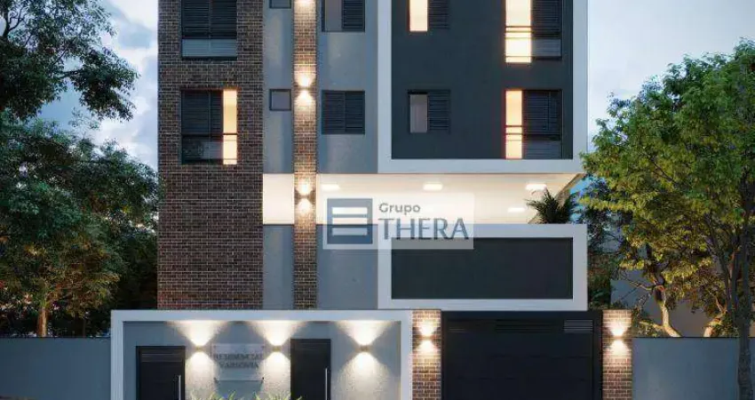 Apartamento com 2 dormitórios à venda, 44 m² por r$ 319.000 - vila príncipe de gales - santo andré/sp